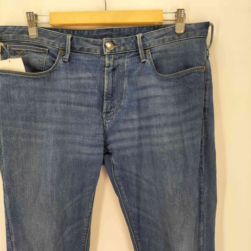 エンポリオアルマーニ EMPORIO ARMANI ロゴプレートストレッチデニム メンズ  36